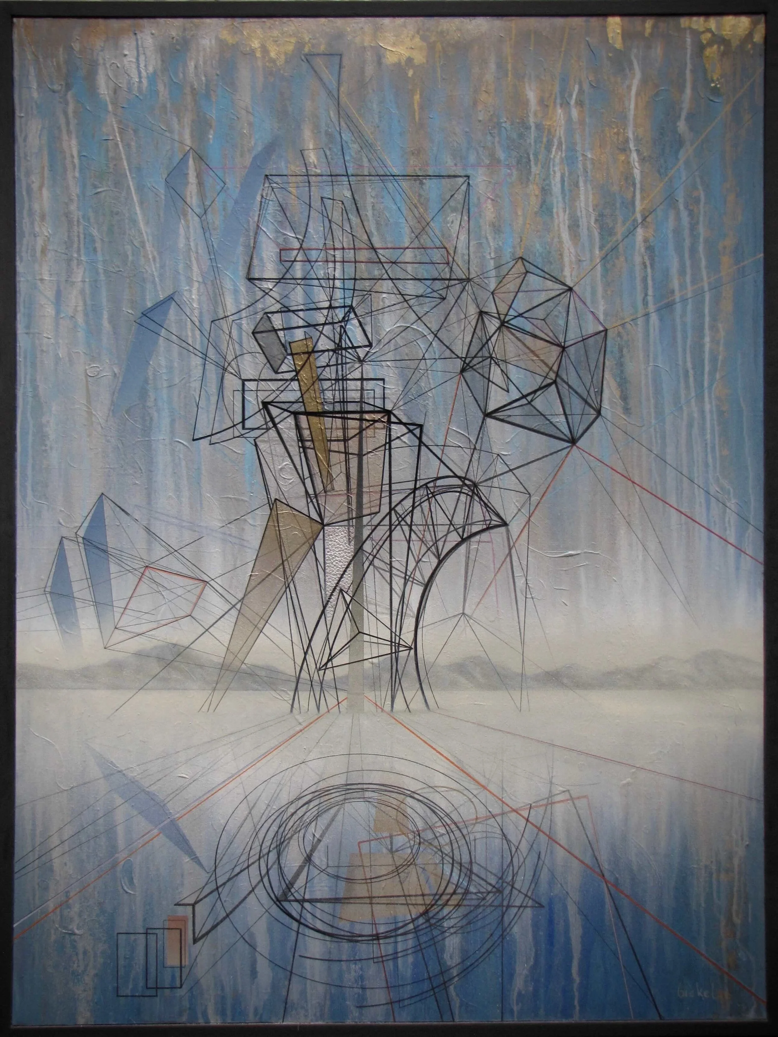 #214 active structures 48×36 oil on canvas 
