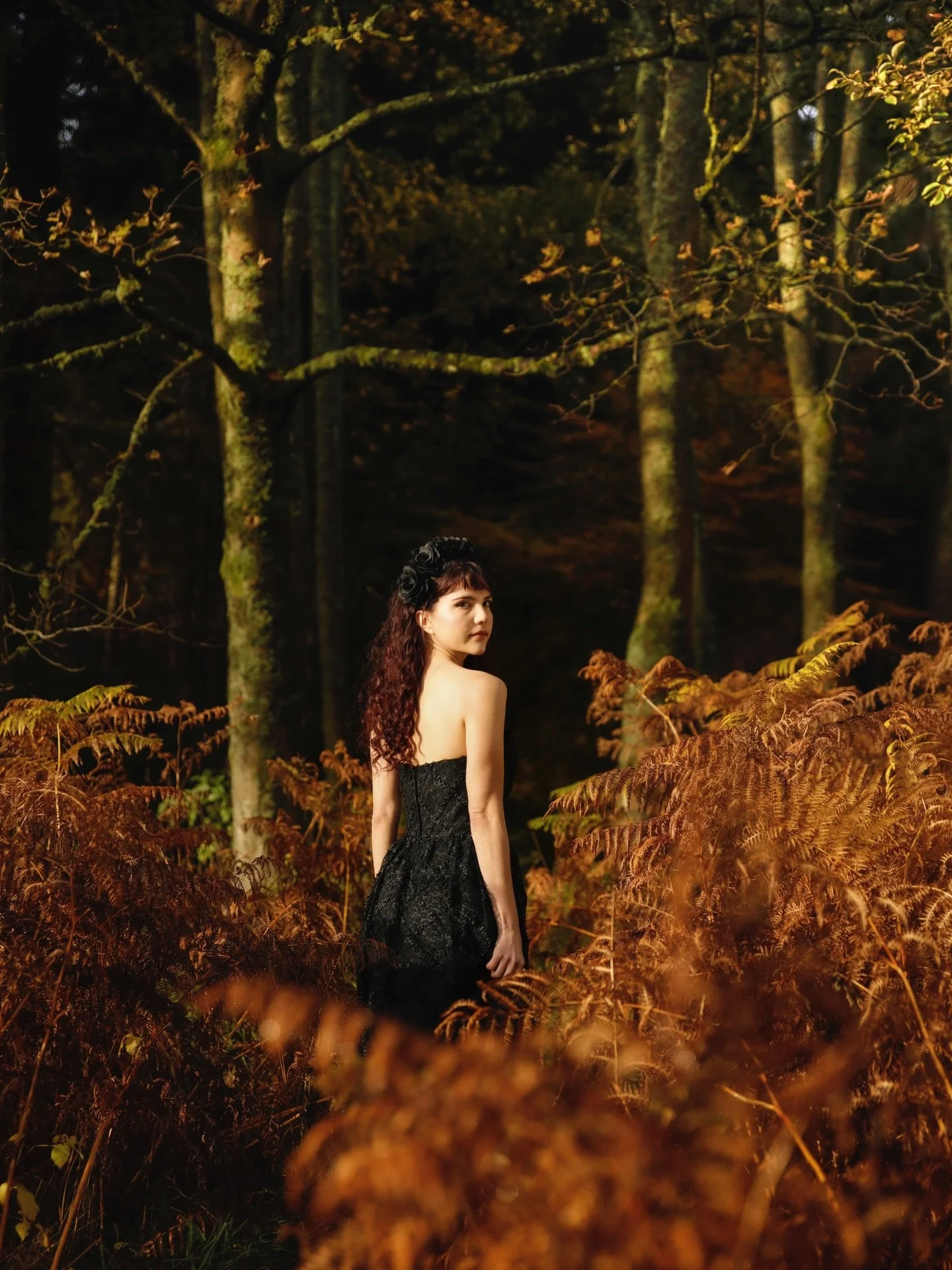 I love trees. I love the forest and I also LOVE the fact that I can offer a few discounted individual portrait sessions this time of the year and still get back in time to walk the dog in daylight 🐕 (Having a collie really is a commitment.) 😅

If y