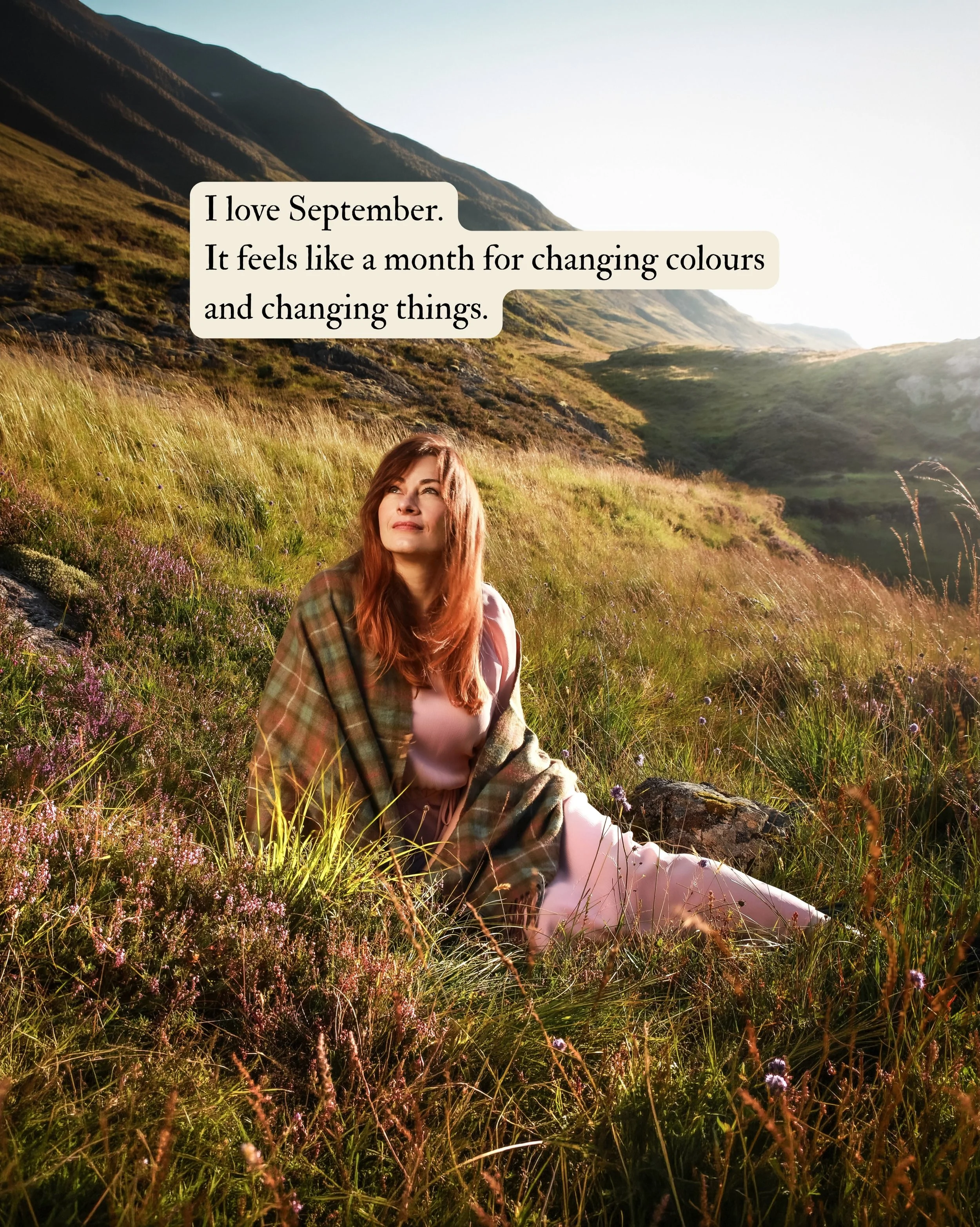 I love September. 🍂

The light changes. The Highlands start turning gold. There&rsquo;s still a little heather hanging on and everything just feels a bit... different. And apparently, September is also the month when I decide to change things. 😂

I