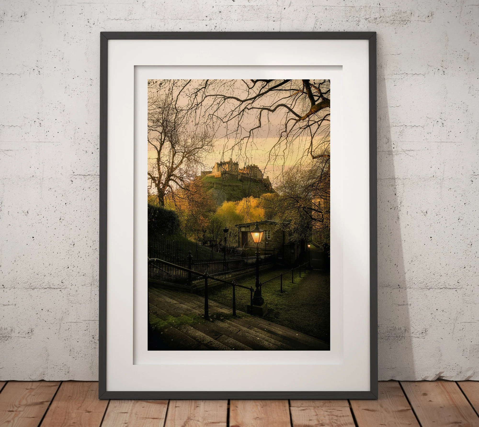 Edinburgh Castle Sunrise (From Princes Street)