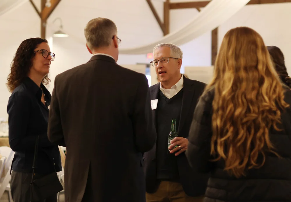  Founding board members (and parents) catching up 