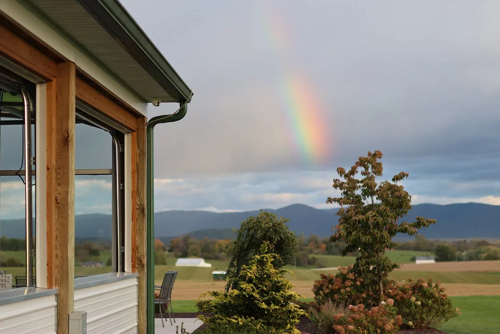  God even brought us a rainbow! 
