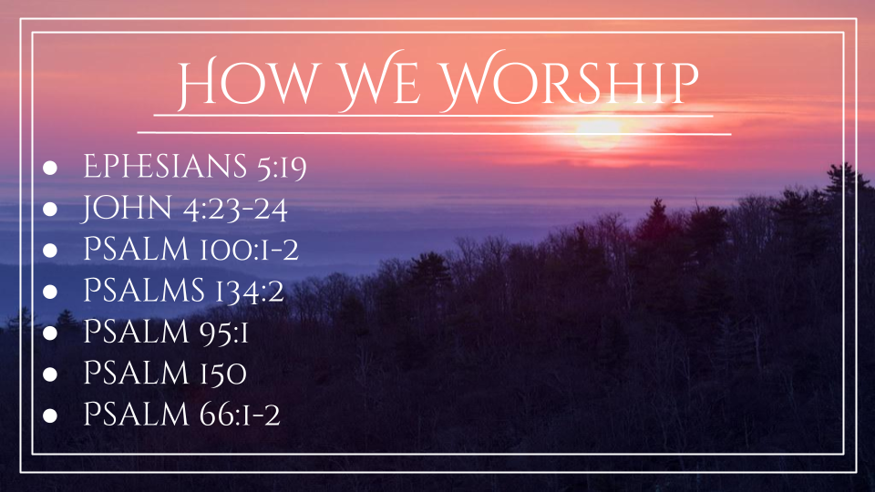   Miriam Houff   |   Considering How We Worship  