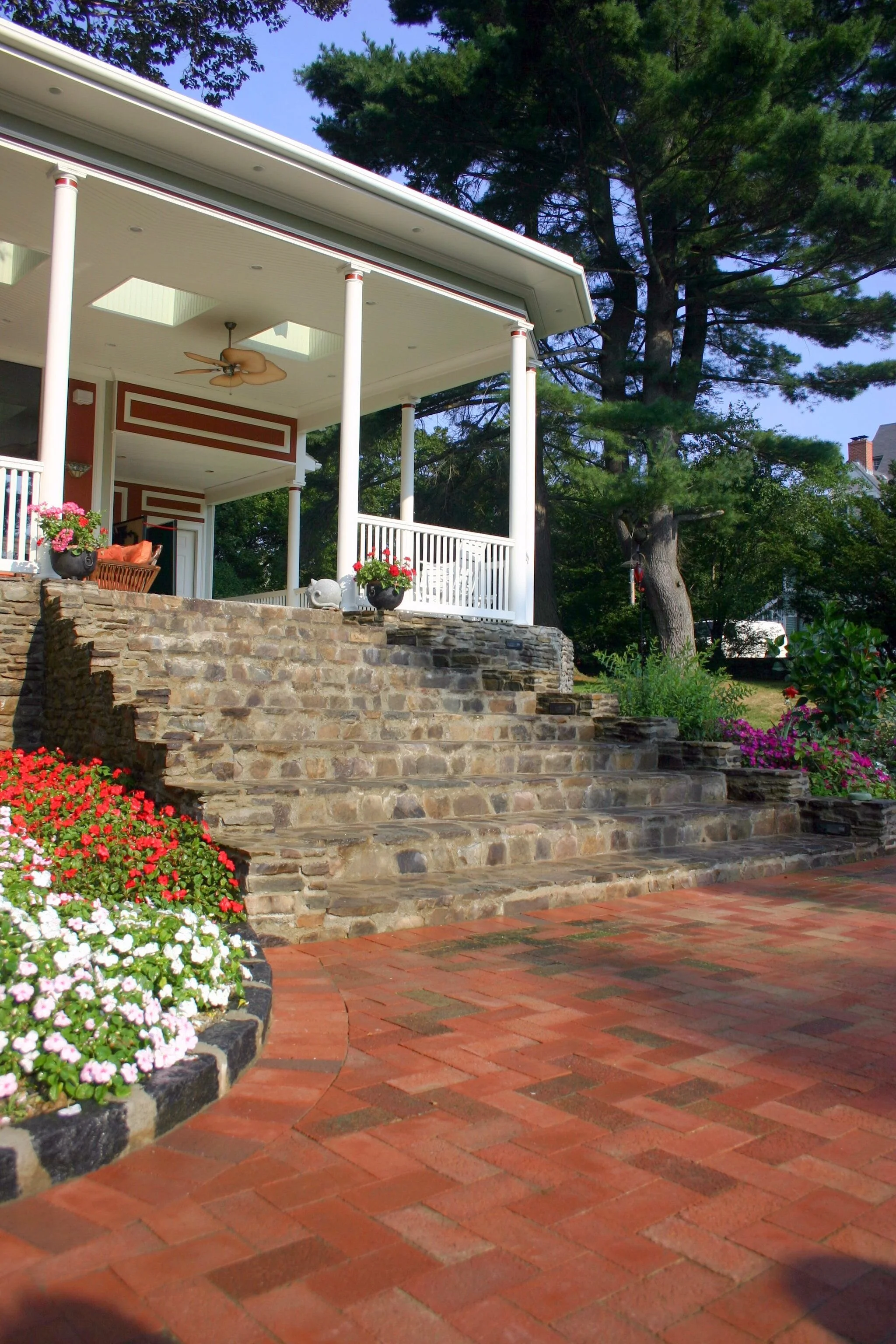 Creative Ideas That Landscapers Near Me Apply To Outdoor Steps In Newton And Lexington Ma Areas Premier Pavers Hardscape Co