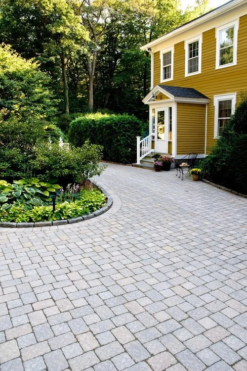 How to Use Driveway Pavers to Create a Cohesive Landscape Design in the Lexington and Belmont, MA Areas