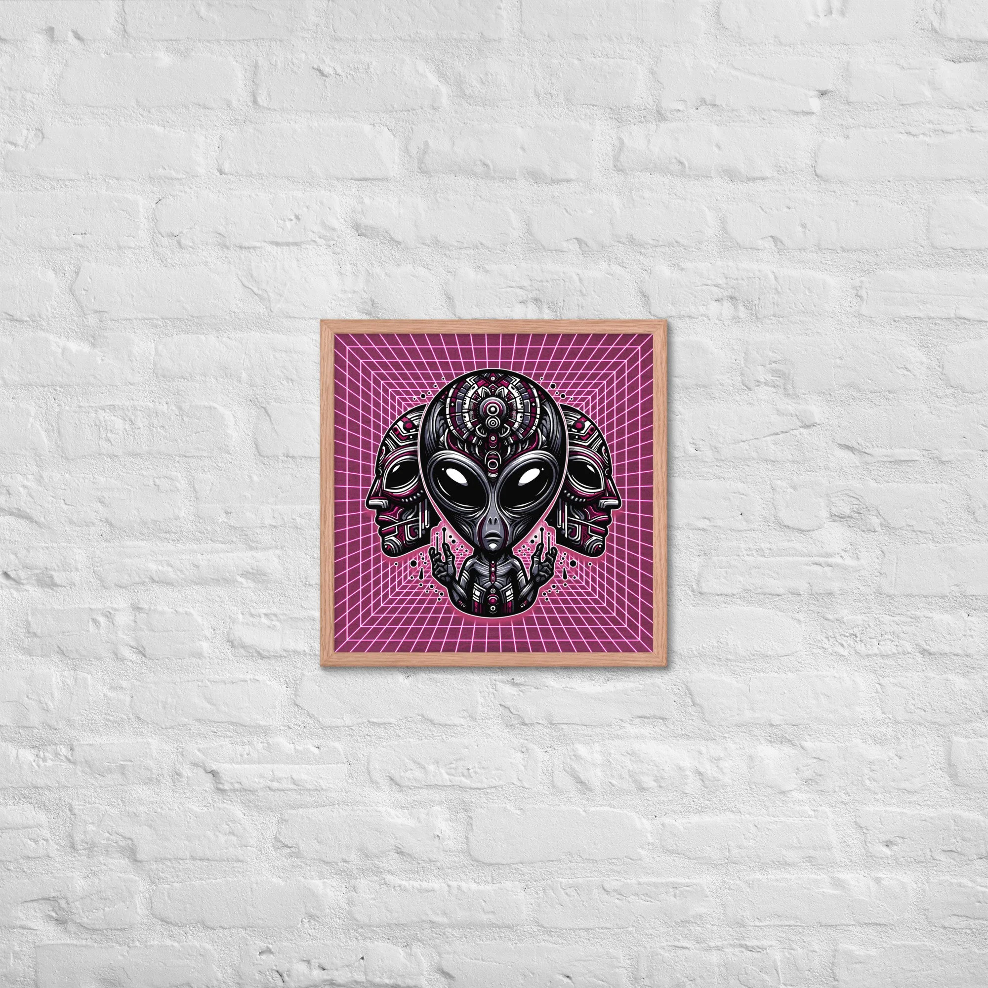 11. TRIBAL GREY FRAMED POSTER 18 x 18.jpg