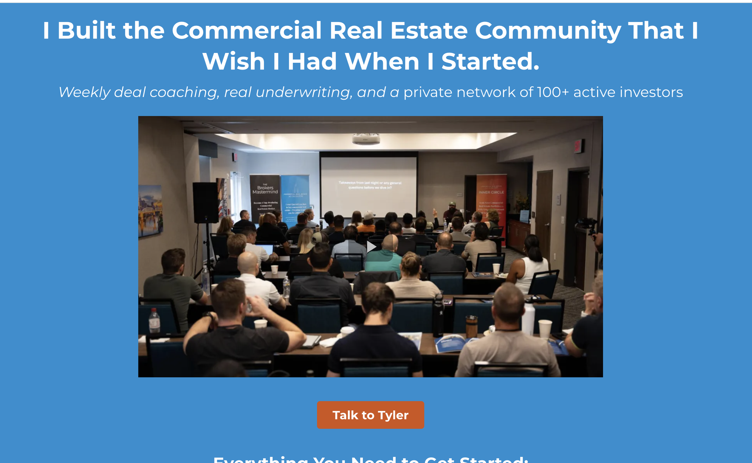 CRE Accelerator mastermind