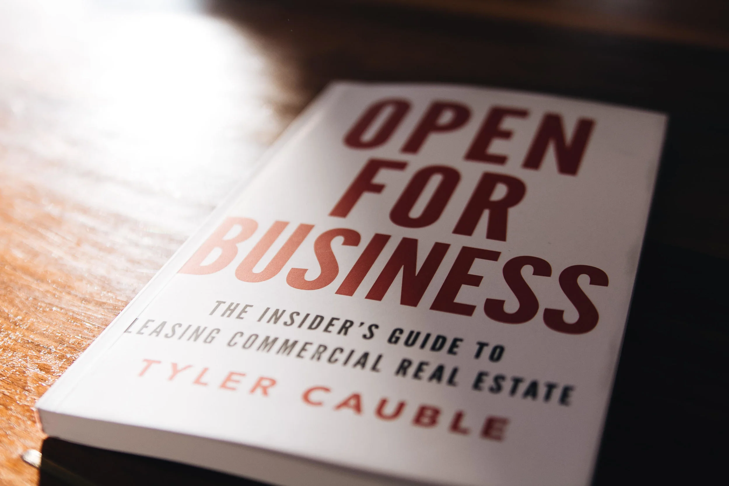 Open for Business: Tyler Cauble’s First Book Available Now