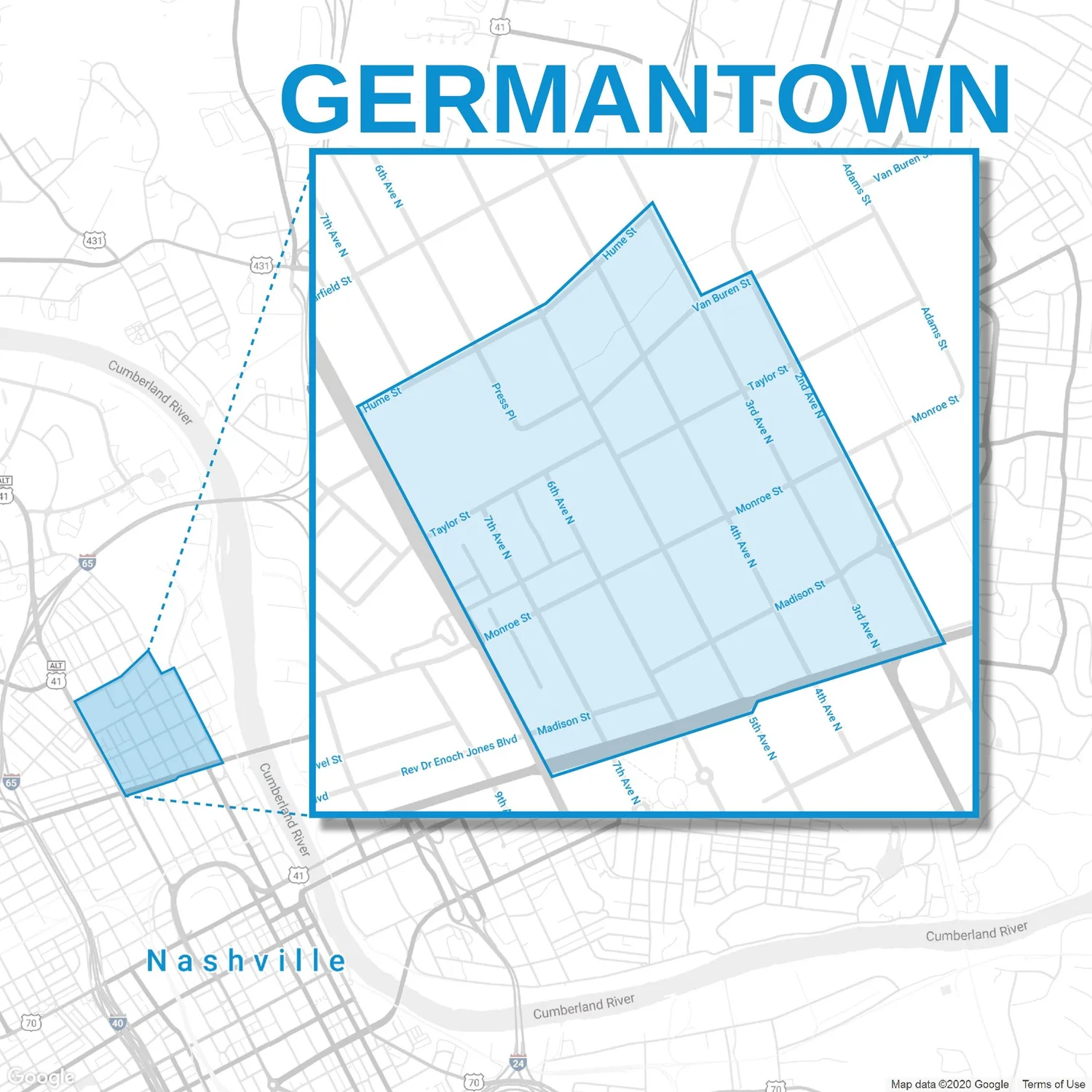 A Brief History of Germantown in Nashville, TN. — The Cauble Group