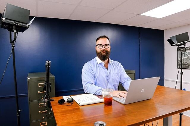 Shoot day! Still trying to pull the set together - not exactly sure what I want up on the wall behind me or on top of the filing cabinets, but we&rsquo;re working on it. Definitely a work in progress but staying true to one of my favorite phrases - &