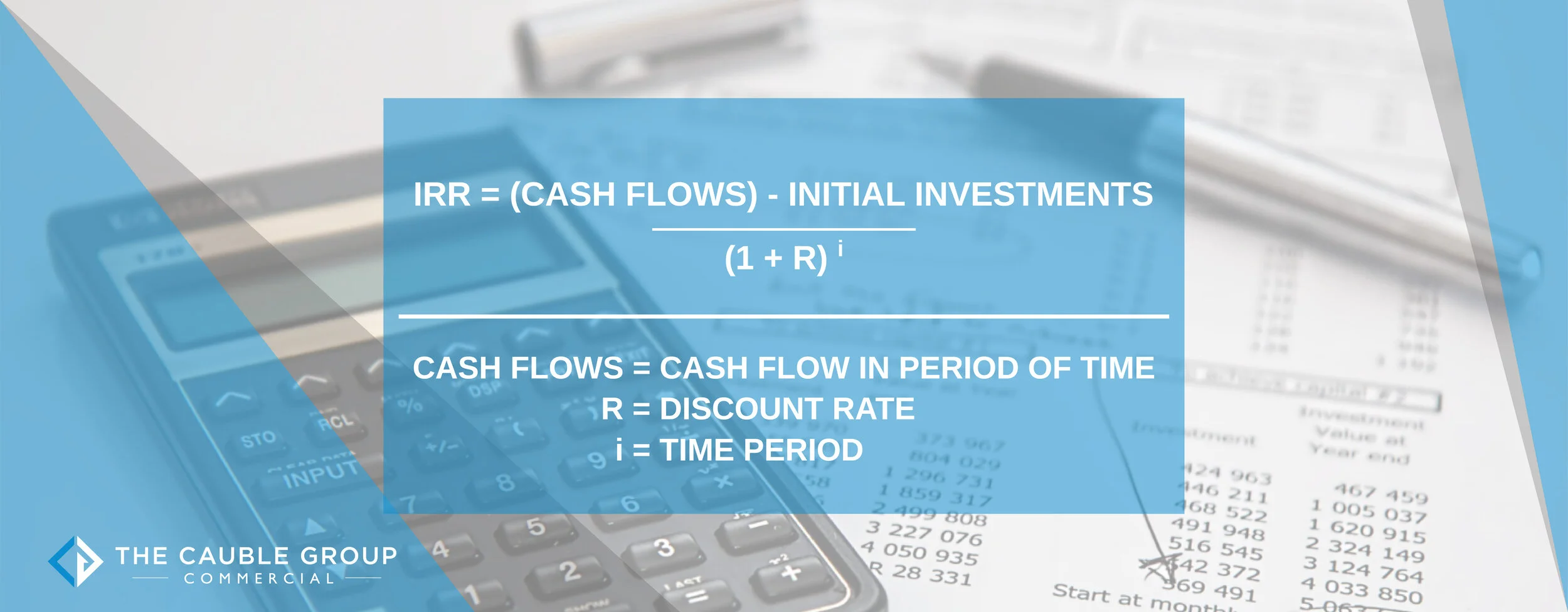 How to Calculate Commercial Real Estate Investment Returns — The Cauble ...