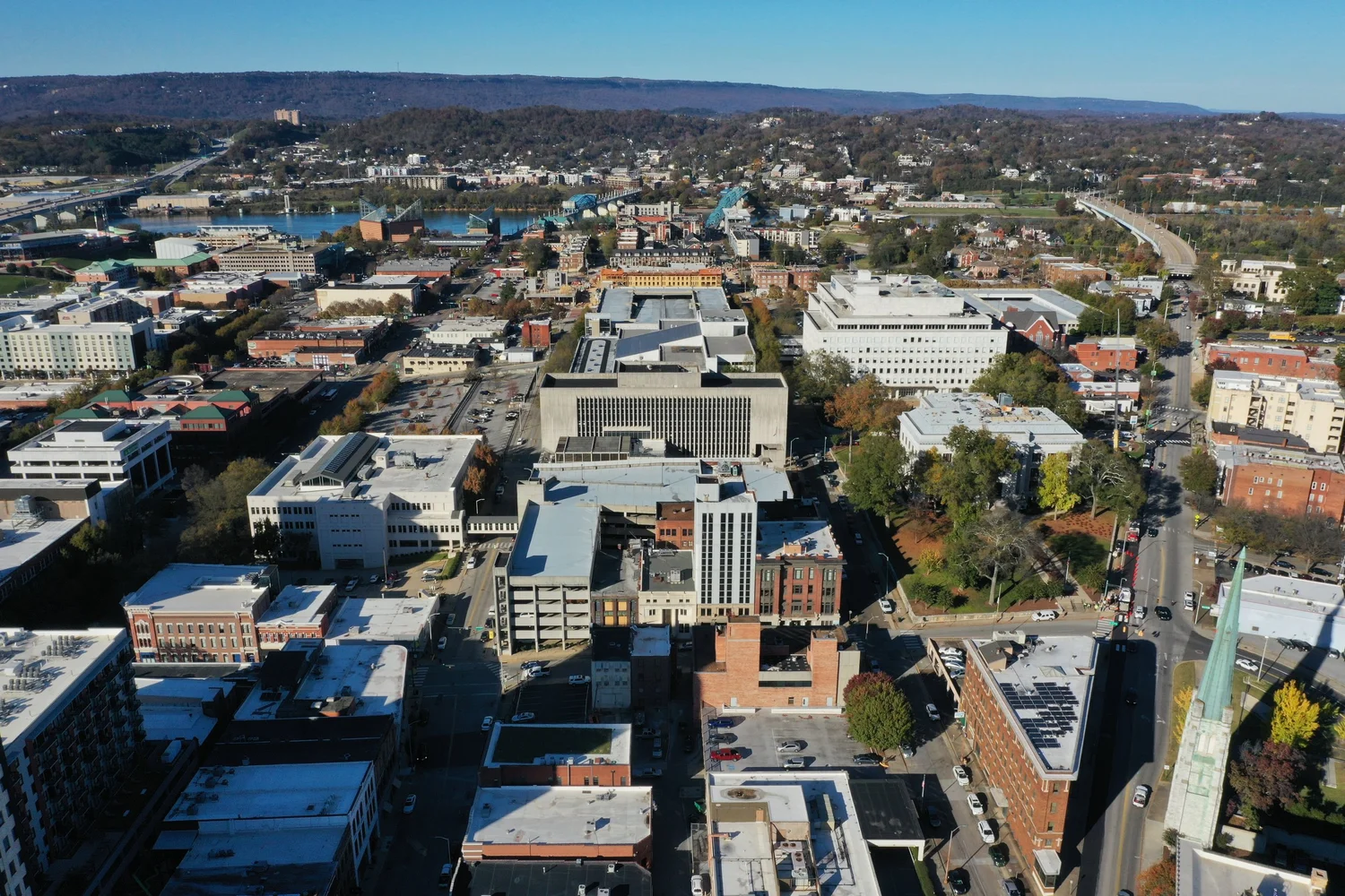 Newell Tower exterior in downtown Chattanooga