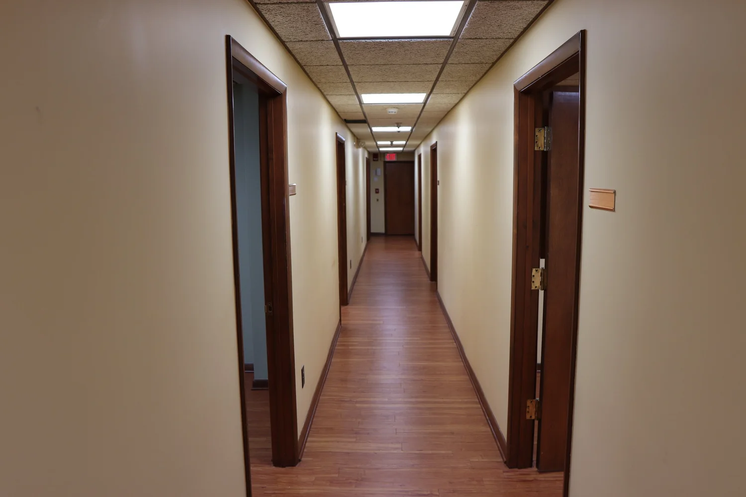 Newell Tower exposed brick and original features