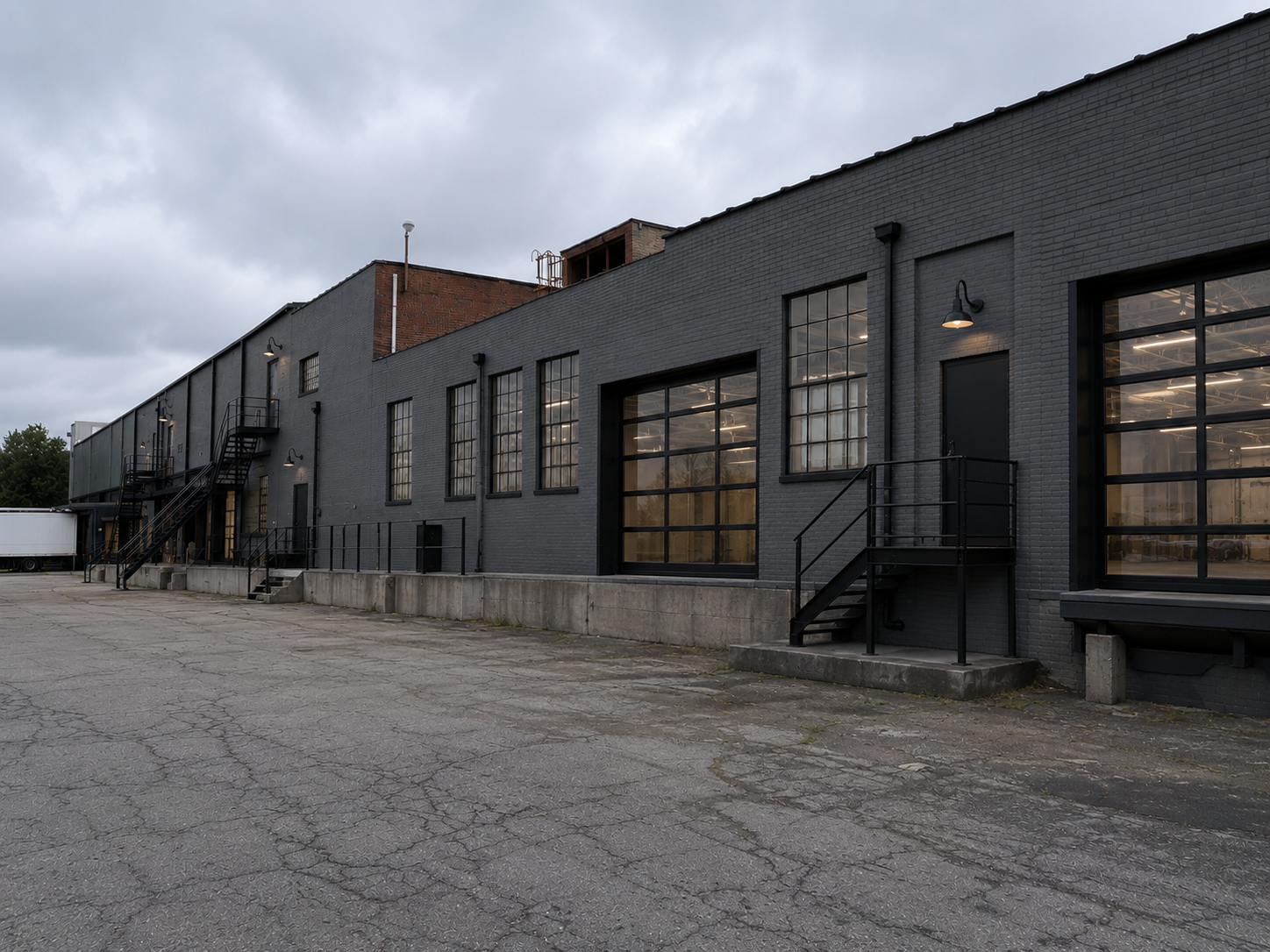 Building 03 historic warehouse rendering at Peerless Mill