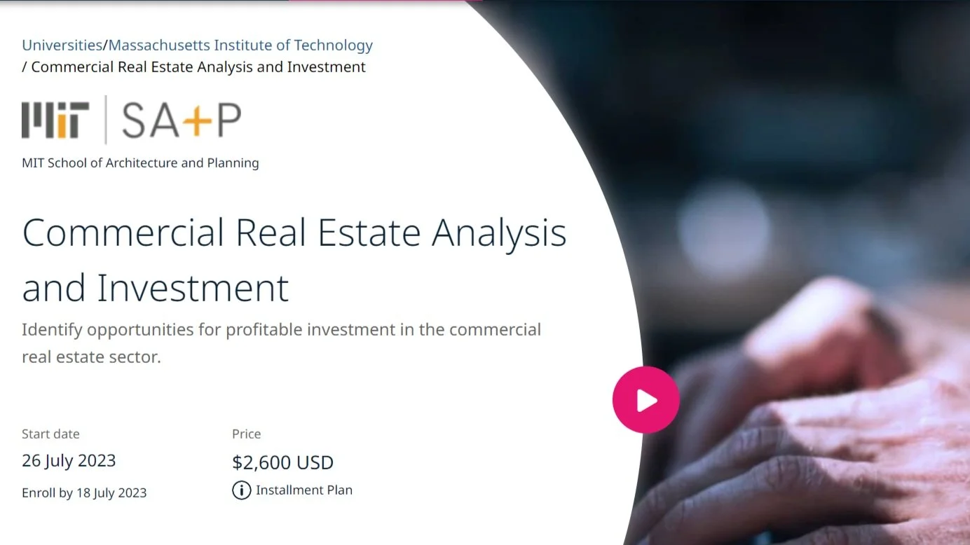 The Best Online Commercial Real Estate Courses — The Cauble Group