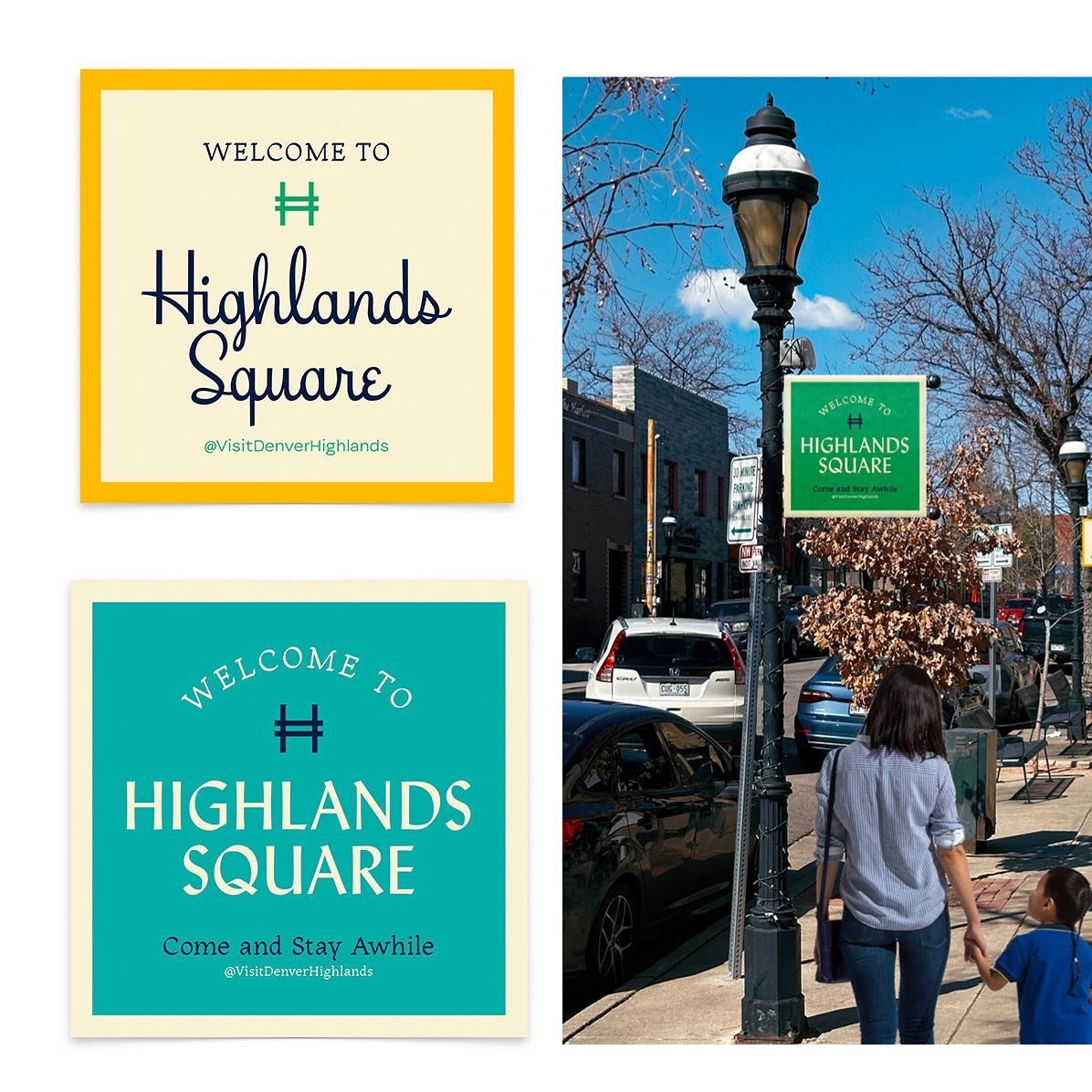 Highlands Square is getting a new look! We love these new designs from the team at @the.made.shop, but can&rsquo;t decide which is best! So, we thought we&rsquo;d ask our neighbors - which one do you think best represents our neighborhood?

Pick your