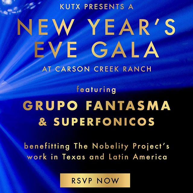 Got NYE plans yet? 
As you may be aware, Grupo Fantasma has a tradition of performing on NYE that goes back over a decade. We have always appreciated the honor of ringing in the new year surrounded by friends, fans, family, and like-minded individual