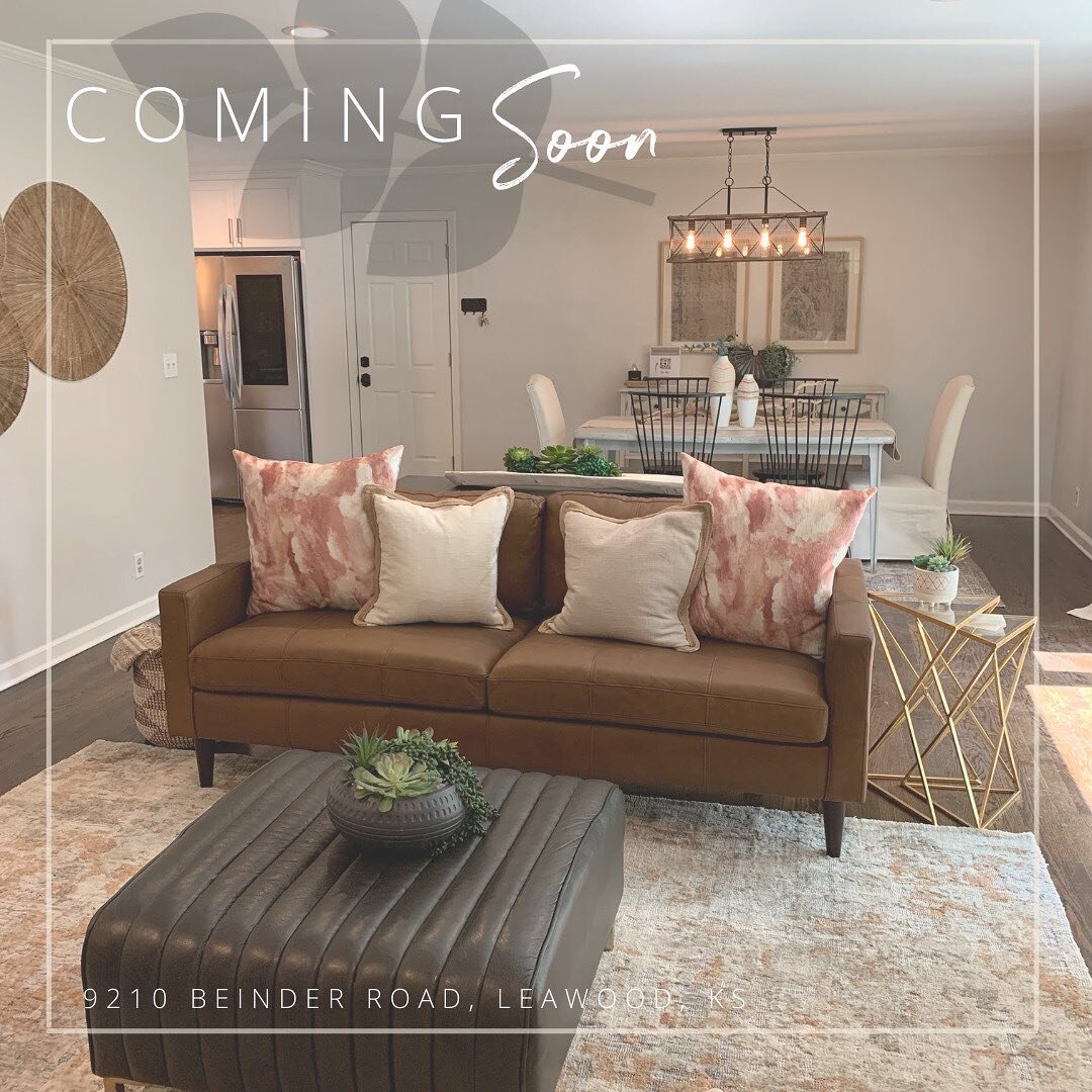 COMING SOON! We can&rsquo;t wait to share this modernized ranch in the ❤️ of Old Leawood! This @jennahalvorson listing hits the market tomorrow - and we&rsquo;ve got some fun events planned for it! 

For more information, send us or @jennahalvorson a