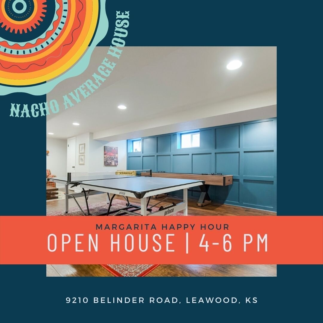 OPEN HOUSE! Stop in 9210 Belinder in Old Leawood from 4-6 PM TODAY for a Margarita Happy Hour! 

You won't want to miss this @jennahalvorson and @jencisar listing - grab a drink and take your time walking this fully-renovated home! 

#ivyhomekc #open