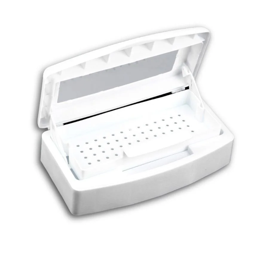 Sanitising box for beauty tools Disinfectant tray for tweezers