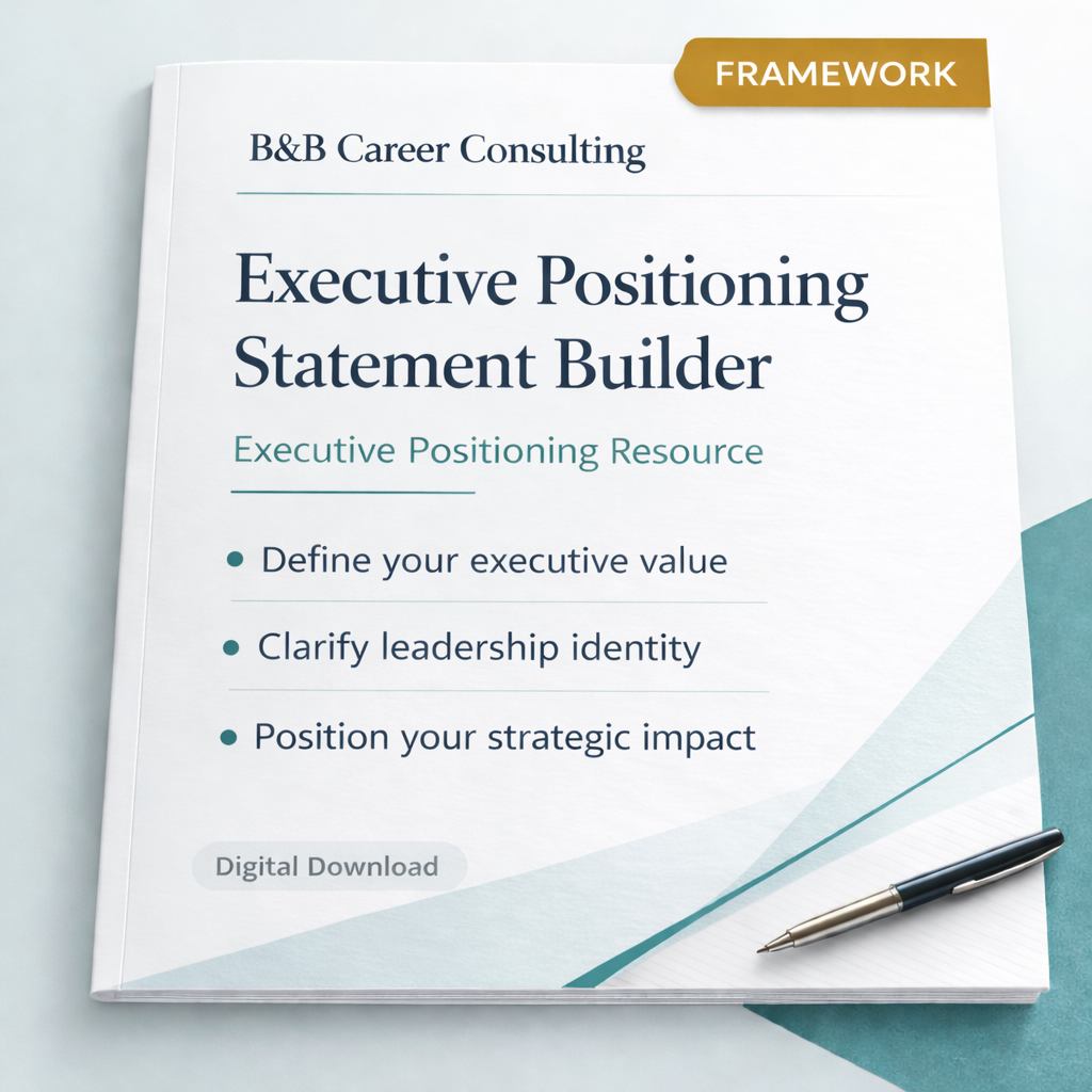 Executive Positioning Statement Builder