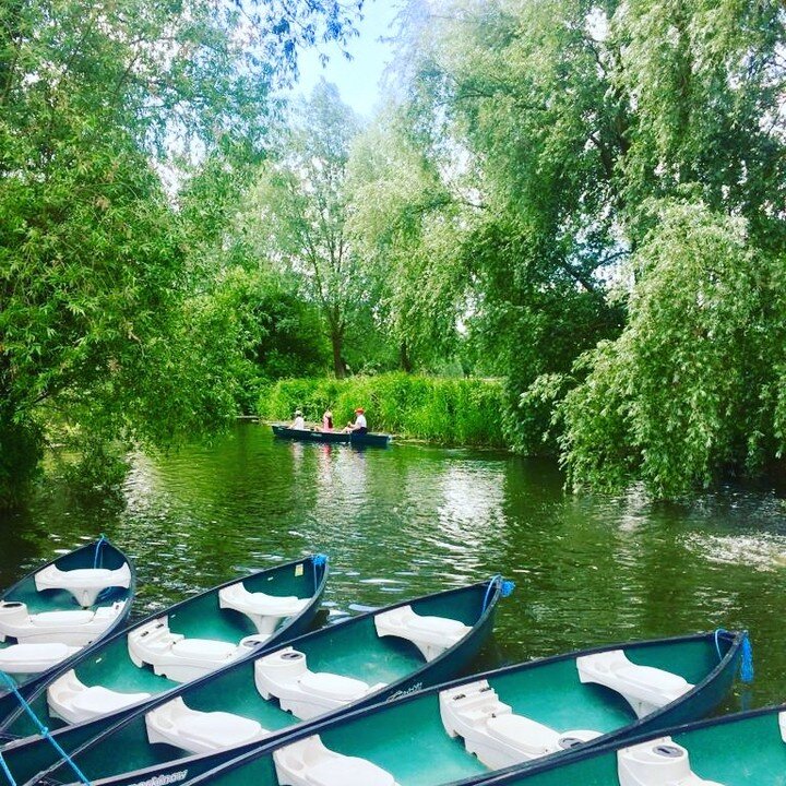 Choose your favourite canoe name right now. They all have names to do with camping and Suffolk: 

- ED SHEERAN
- HARRY POTTER
- CONSTABLE
- KINGFISHER
- DUCK
- MOORHEN
- RALPH FIENNES
- SUNSHINE
- LATITUDE FESTIVAL
- TRACTOR BOYS
- BOBBY ROBSON
- SUF