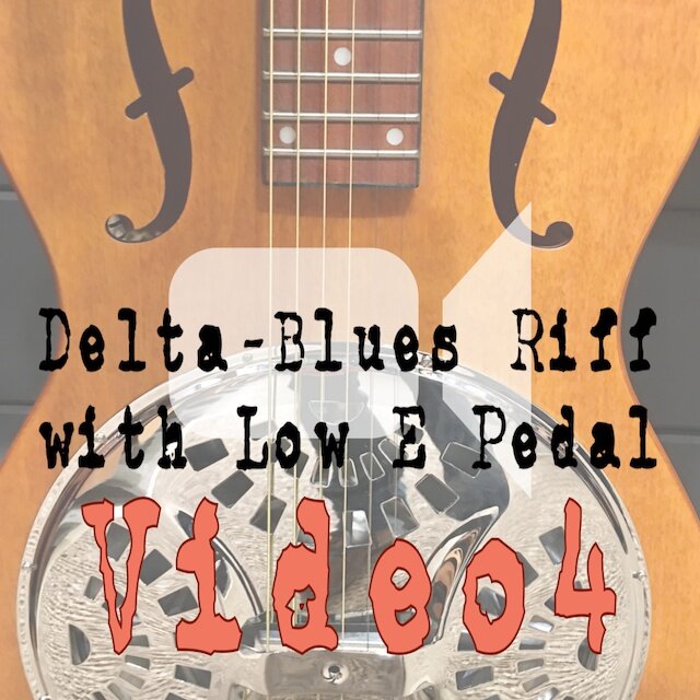 Delta-Blues Rif with Low-E Pedal: Video 4