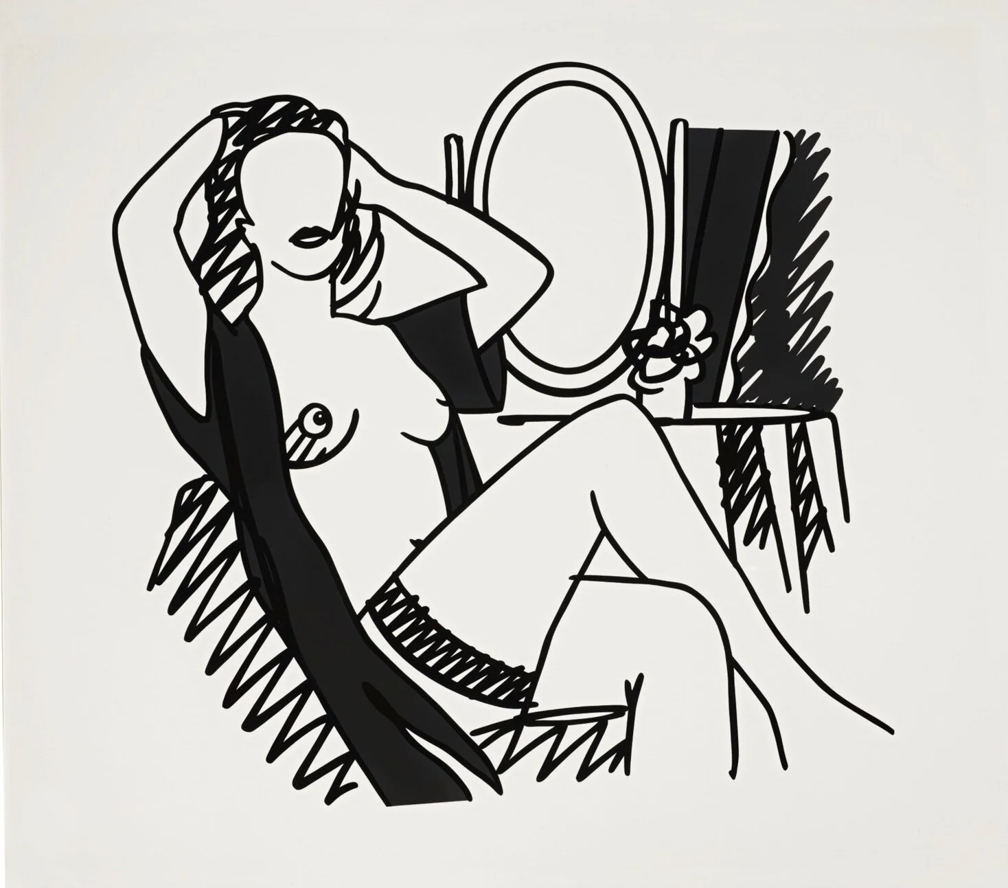 Nude with Mirror
