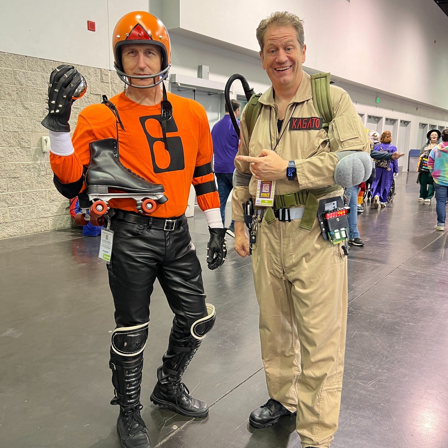 Ran into a cosplayer from the classic 1975 film Rollerball at @wondercon the previous weekend. Didn't get his name but its always great to spot classic sci-fi cosplay.

#rollerball #rollerballcosplay #wondercon2024 #wonderconcosplay #wondercon2024cos