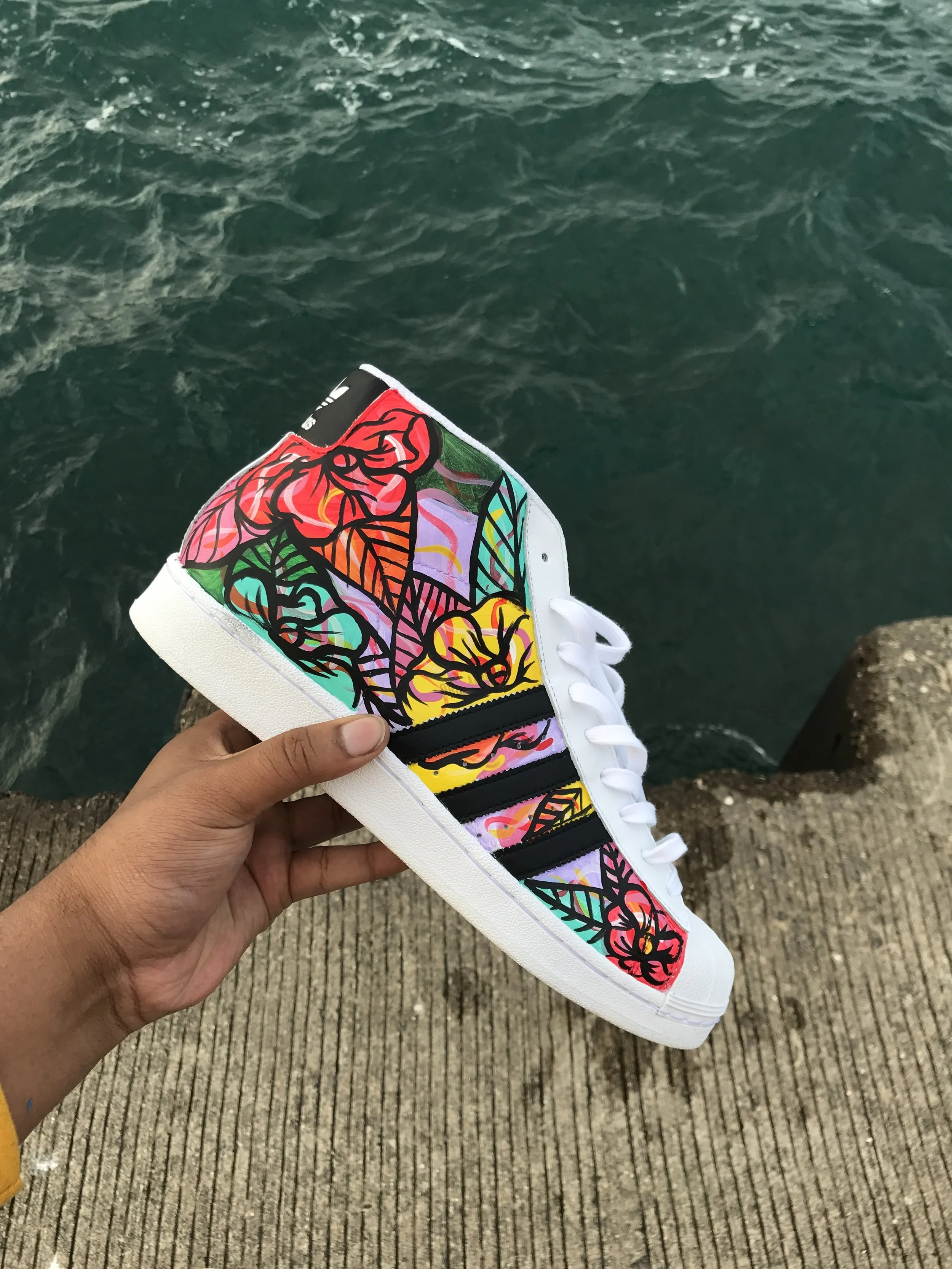 Signature hi top adidas