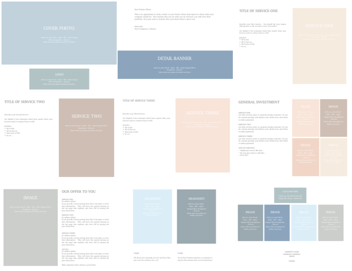 SERVICE PROPOSAL TEMPLATE