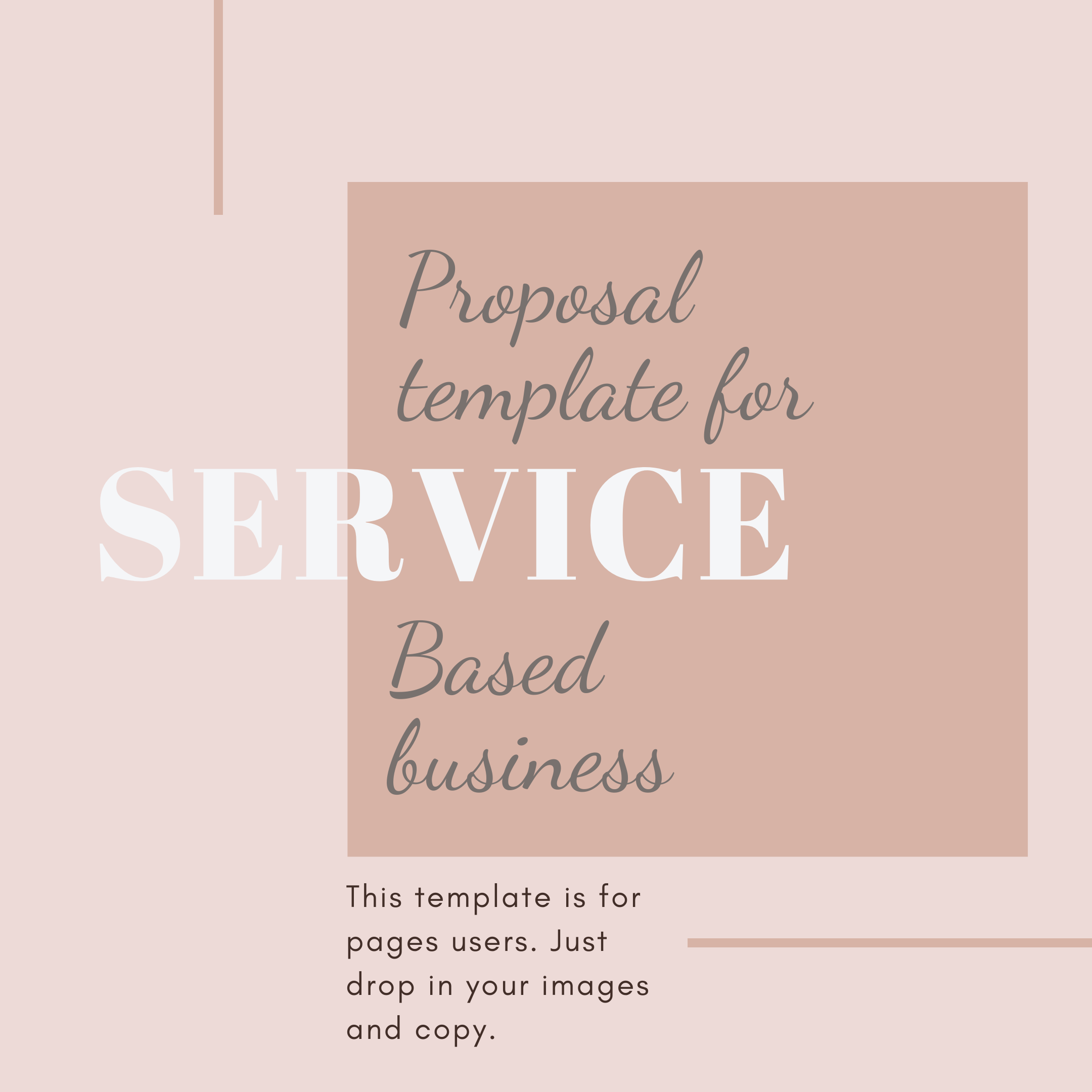 A custom proposal template &amp; download for service based businesses from destination wedding planner &amp; designer, Jet Set Wed