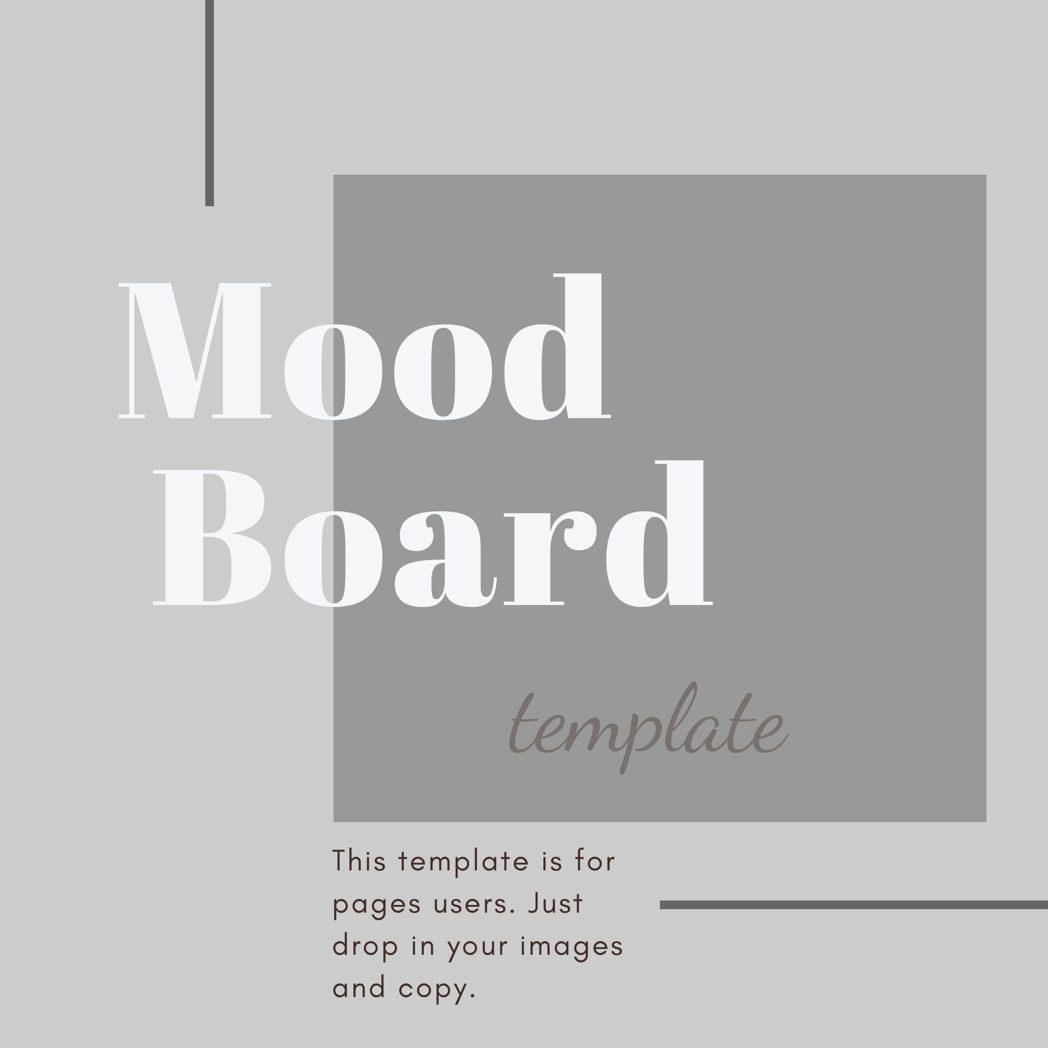 Custom Mood Board Creator Template & Download — JETSETWED