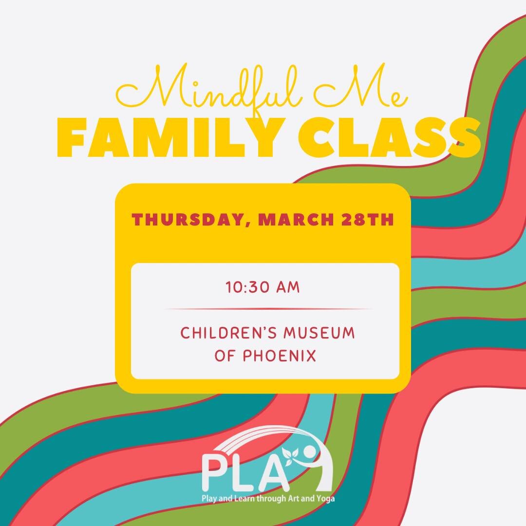 Don&rsquo;t miss our next mindful me family class at the children&rsquo;s Museum of Phoenix coming up next week! It&rsquo;s the perfect opportunity to bond, learn, and grow together in mindfulness ⭐️ ✨  #mindfulmefamilyclass #playphx #mindfulness @ch