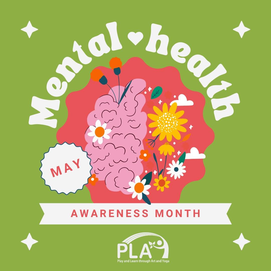 May is Mental Health Awareness Month, and at PLAY, we're committed to nurturing mental well-being through mindfulness. 🌿💙 

Let's break the stigma and prioritize self-care together. 

Remember, if you ever need resources or support, feel free to DM