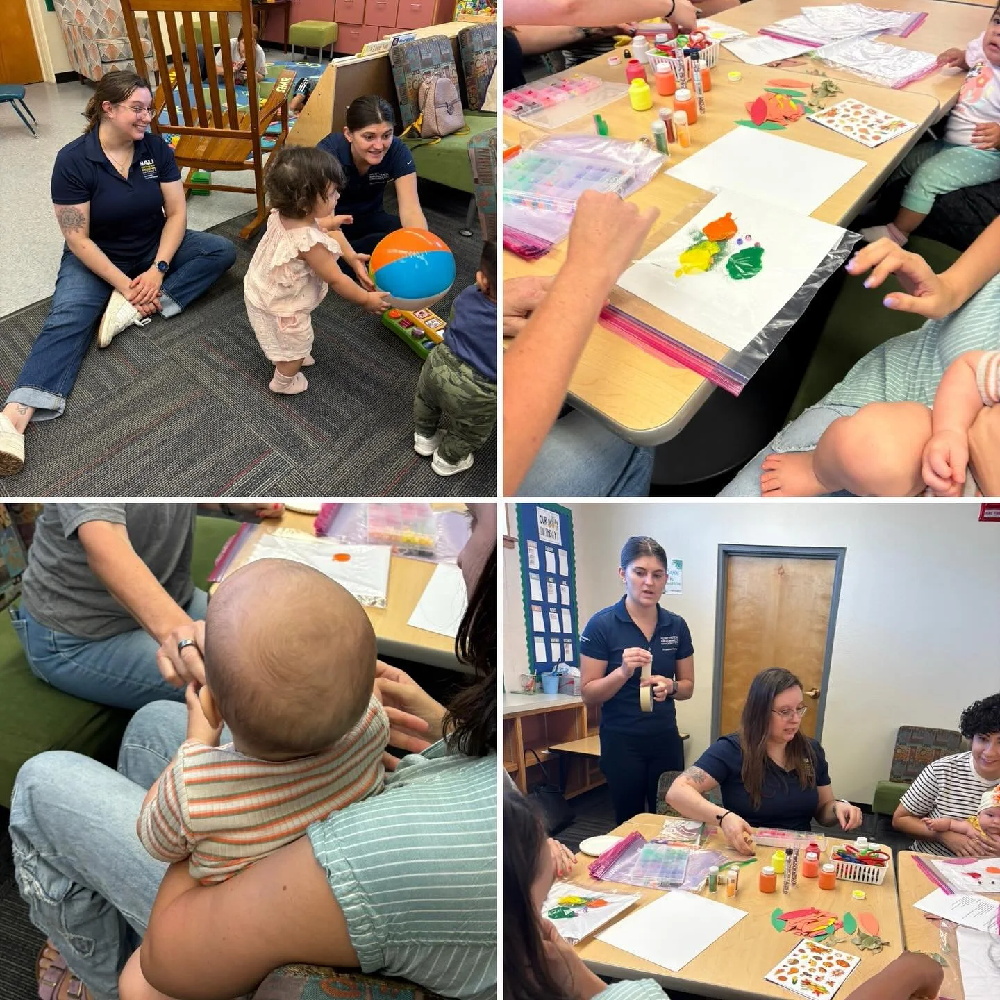 We&rsquo;re so excited to have Annalise, Caroline, Megan, and Tiana joining us as interns this semester! 💙✨ They jumped right in at class, helping bring mindfulness, creativity, and fun to our program. 🌿🧘&zwj;♀️

#PLAYInterns #MindfulnessForKids #