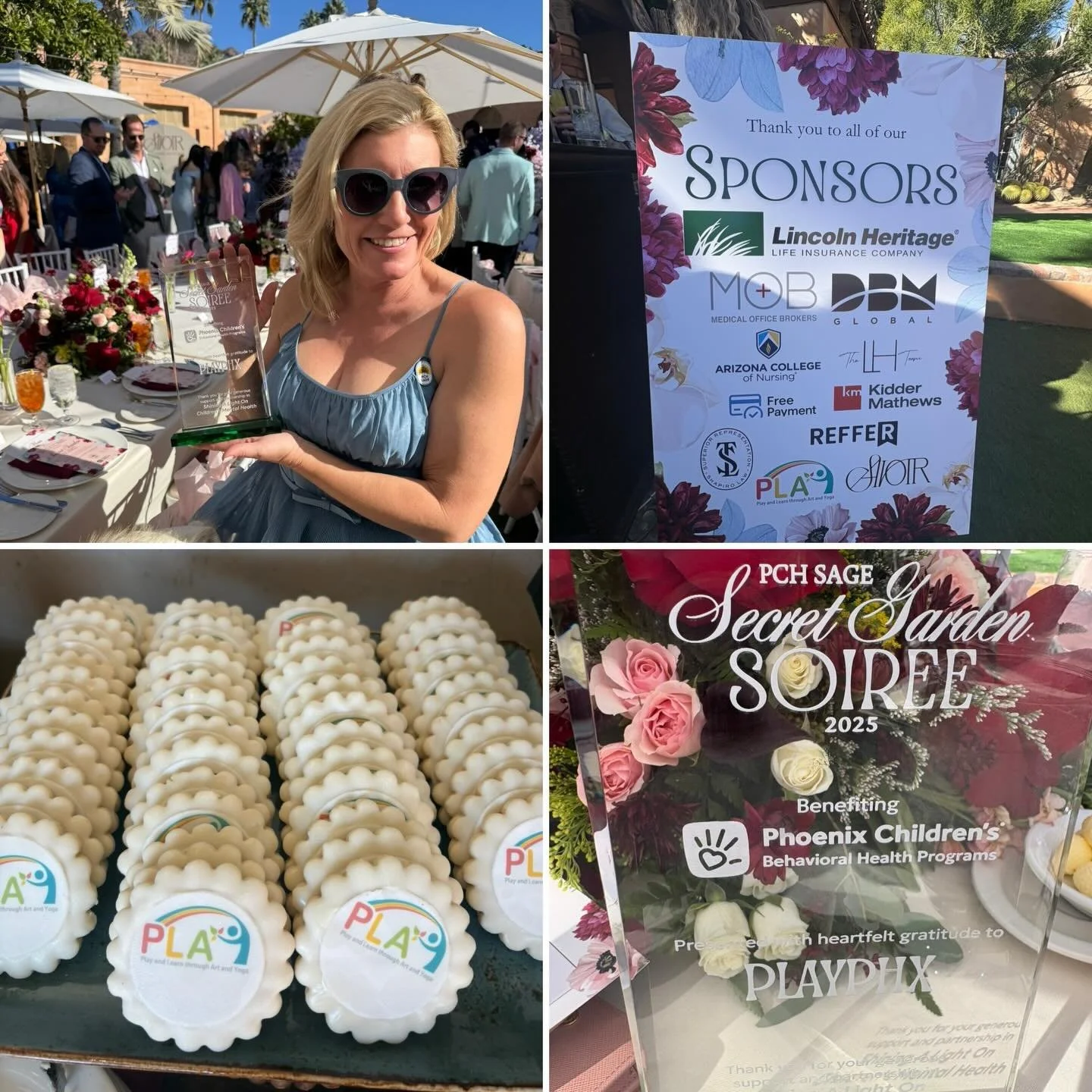 We were so grateful to attend the @pch_sage Secret Garden Soir&eacute;e this past weekend! At PLAY, we know the power of partnership, and we cherish our collaboration with PCH sage. 

#playphx #childmentalhealth #mindfulnessforkids