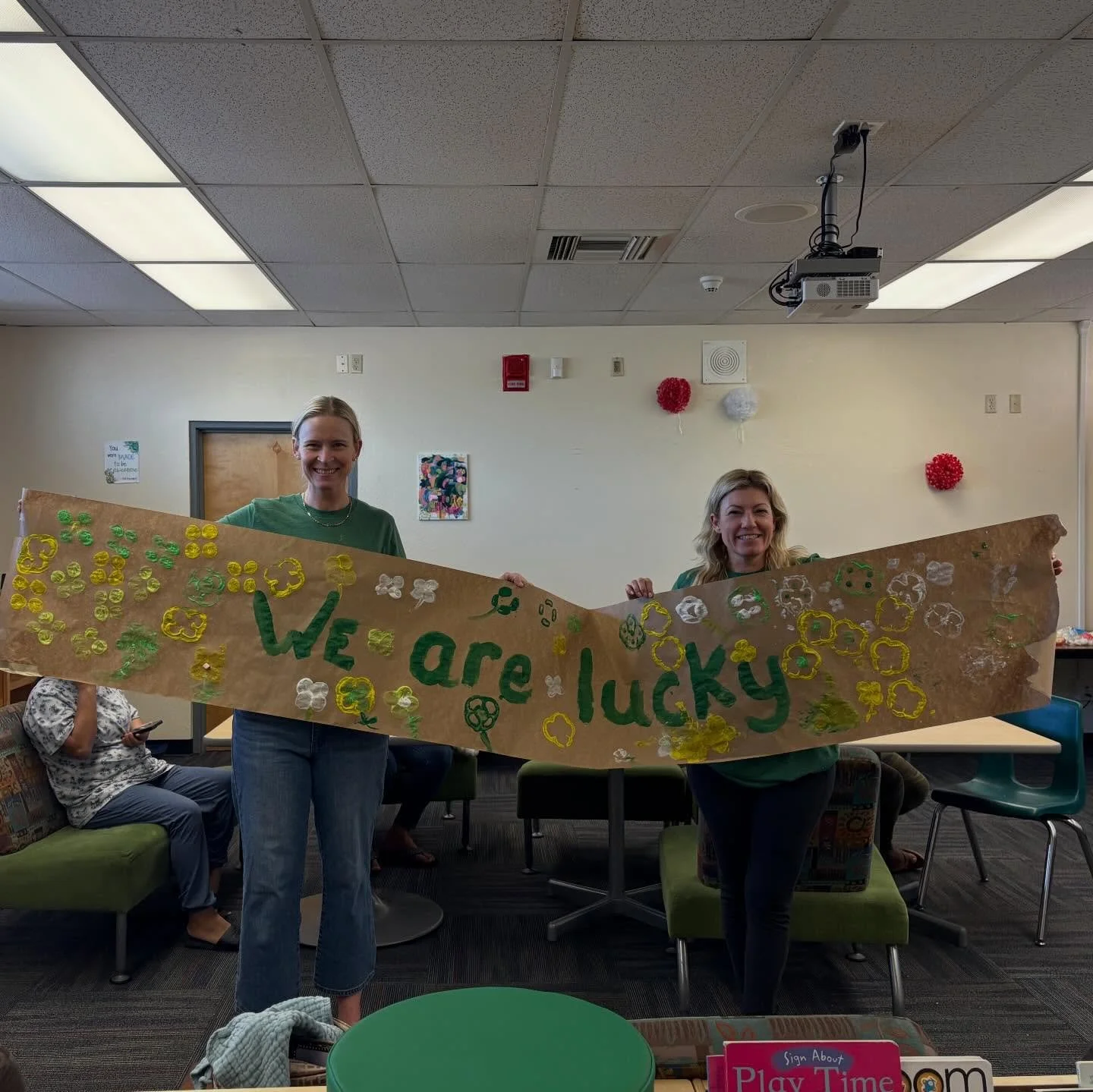 🍀 Lucky to spend time together.
🍀 Lucky to play, create, and learn.
🍀 Lucky to build connection between caregivers and their little ones.

At PLAY, we feel incredibly lucky to do this work in the Phoenix community. Creating spaces where children a