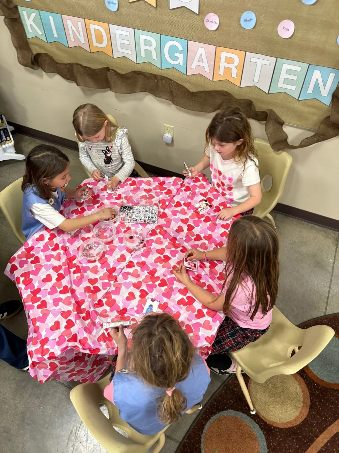 Loving yourself group activity girl scout class