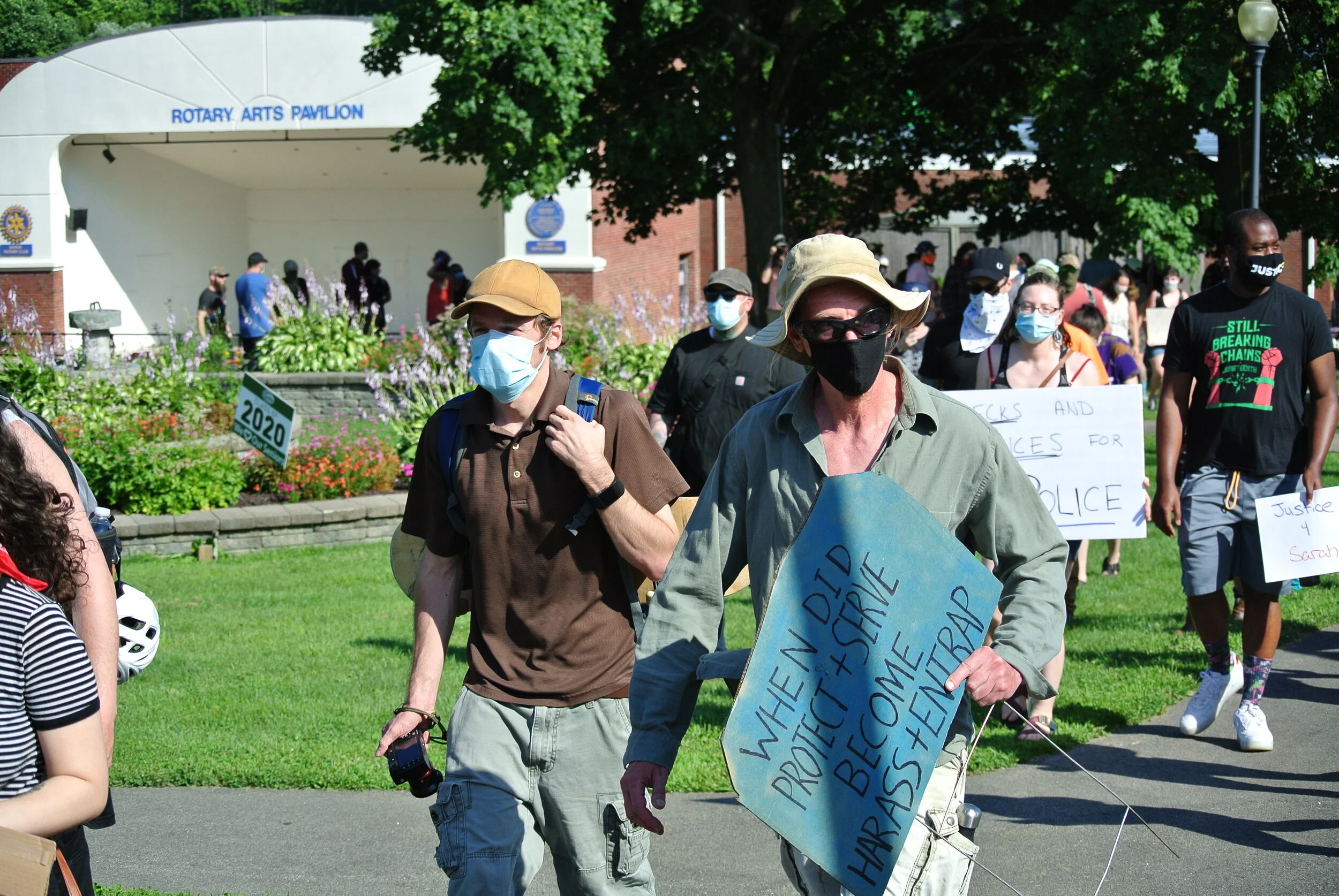 Protesters Gather In Support of Dover Officer’s Wife, Charged With Domestic Violence