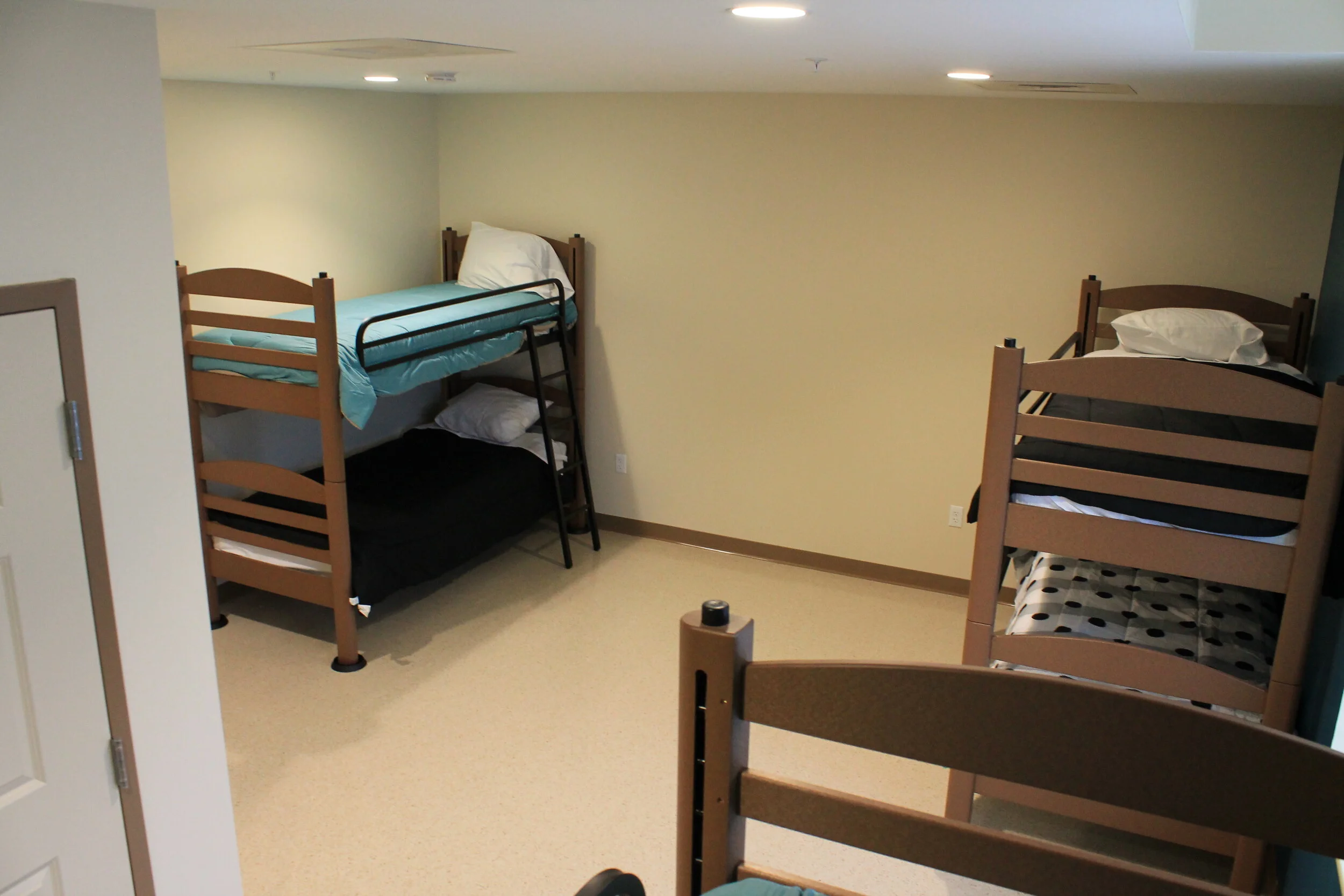 A family room at the emergency shelter run by Families In Transition in Manchester. (Courtesy photo)