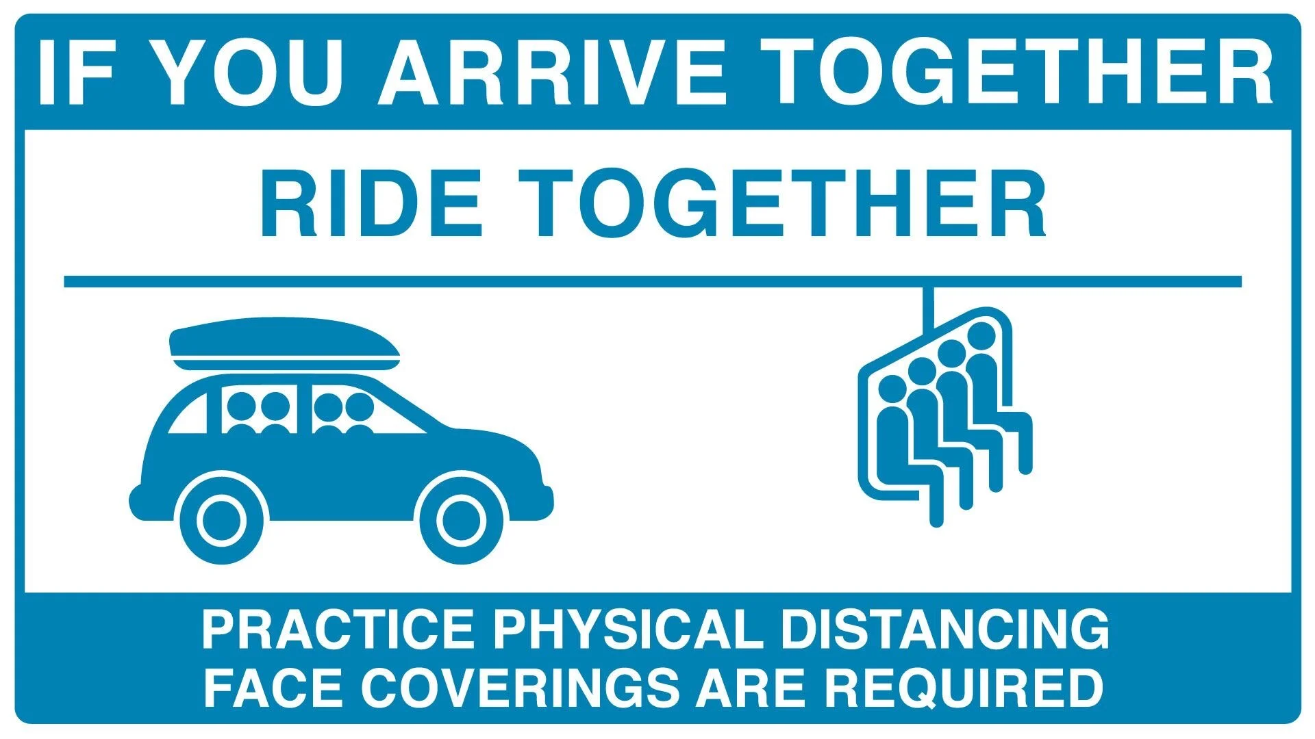 Image courtesy of Gunstock MountainOne of a variety of signs that will be prevalent at Gunstock Mountain in Gilford.
