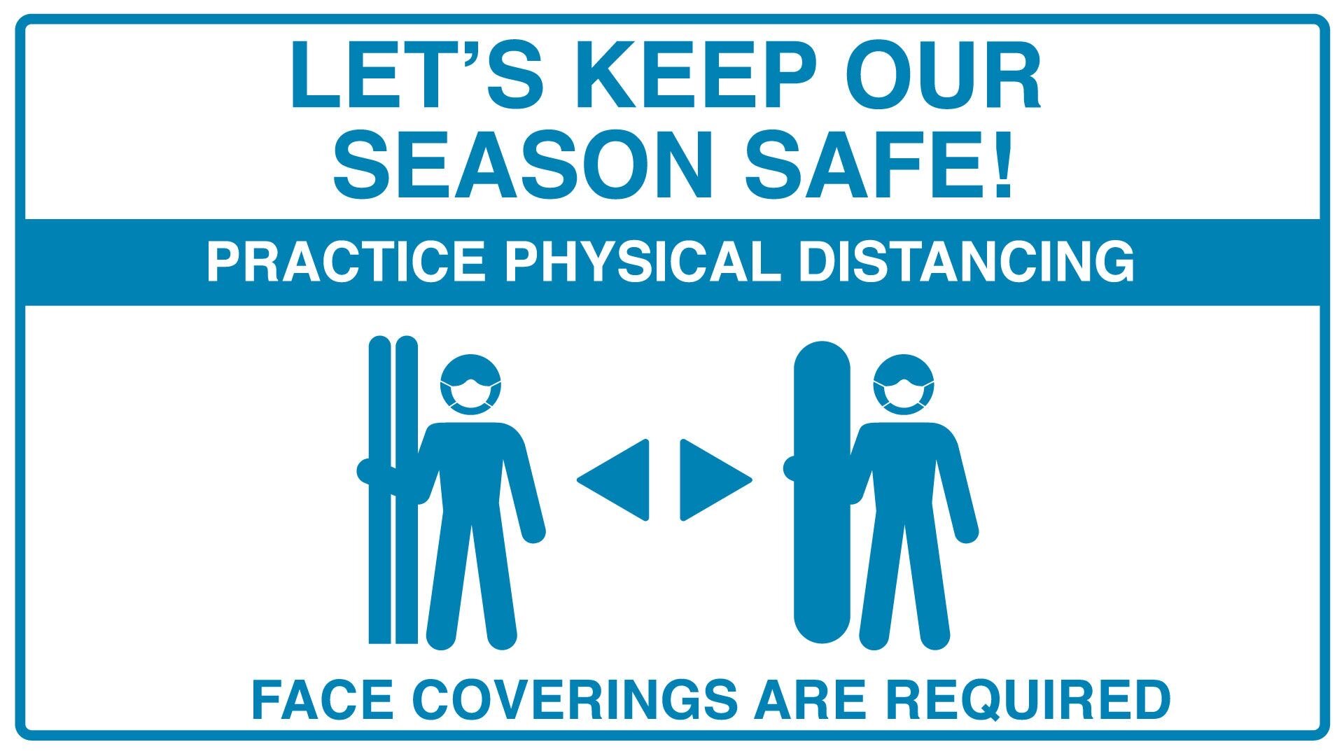 Image courtesy of Gunstock MountainOne of a variety of signs that will be prevalent at Gunstock Mountain in Gilford.