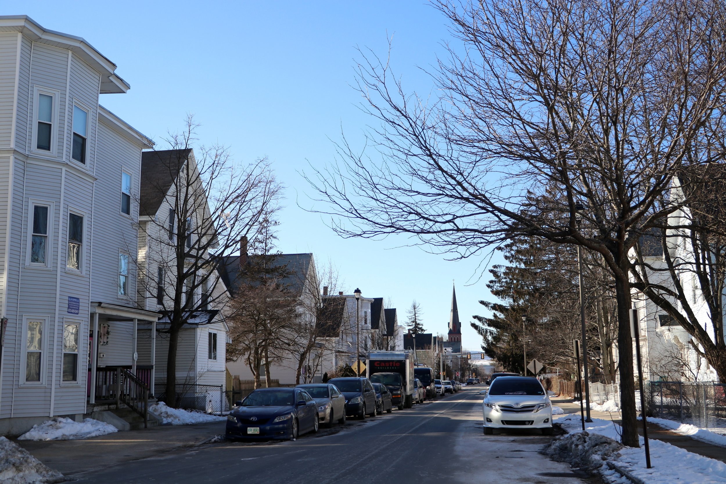  Photo by Allegra Boverman. There are a variety of old and old-style multifamily and single-family homes in this neighborhood. 