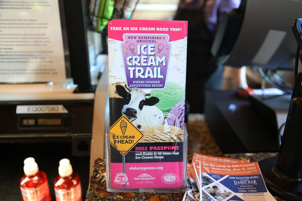  UNH Dairy Bar participates in the New Hampshire Ice Cream Trail, which lists 50 ice cream shops around the state. Olivia Falcigno/Seacoastonline 