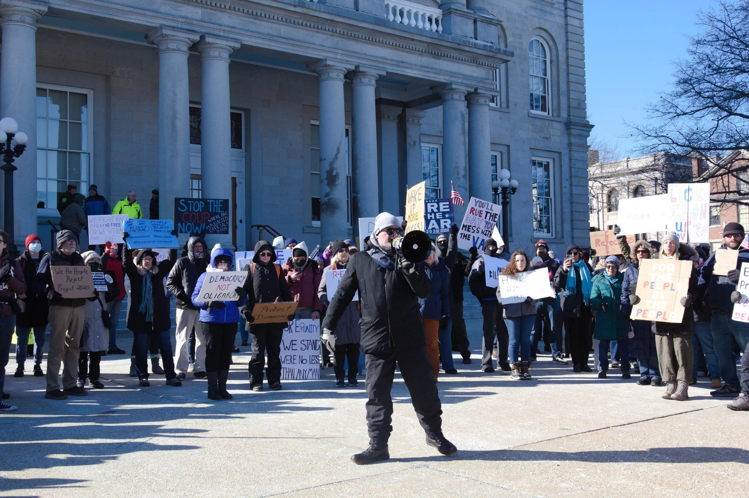 From the web to the streets: Anti-Trump movement takes shape in N.H.