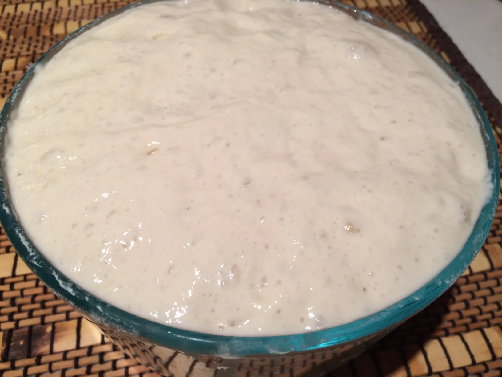 Naturally fermented pizza dough