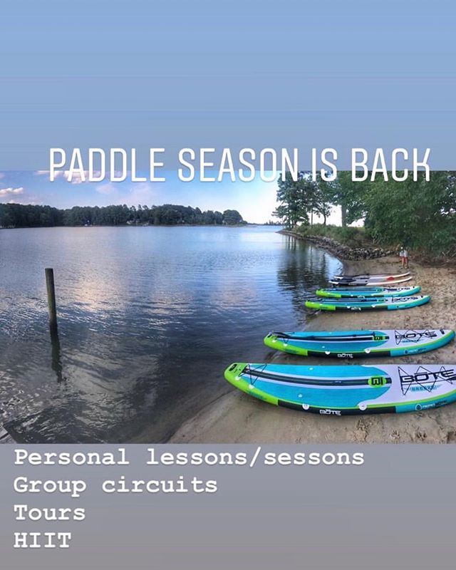 Paddle Season is back! ☀️🏝 Morgan can&rsquo;t wait to take you out for paddle fitness lessons or tours! Call 410-382-8904 with questions or to book!