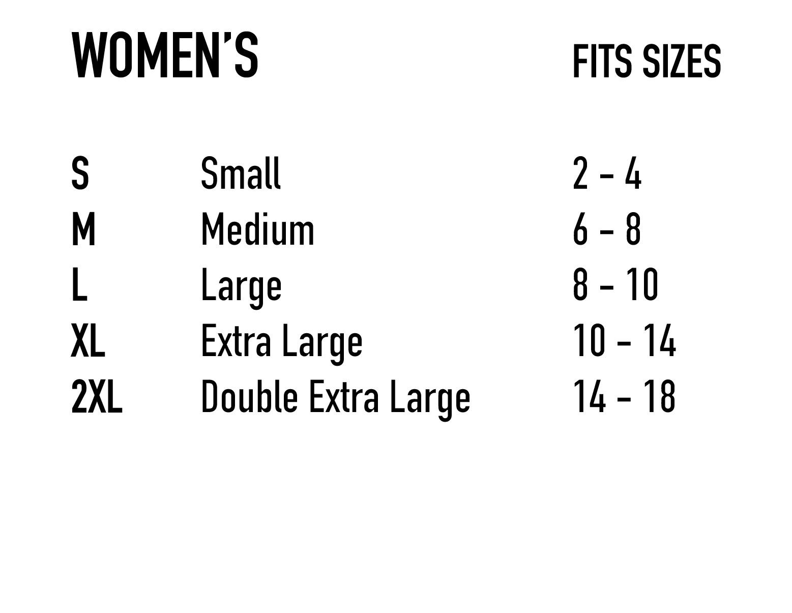 Cotton On Size Chart