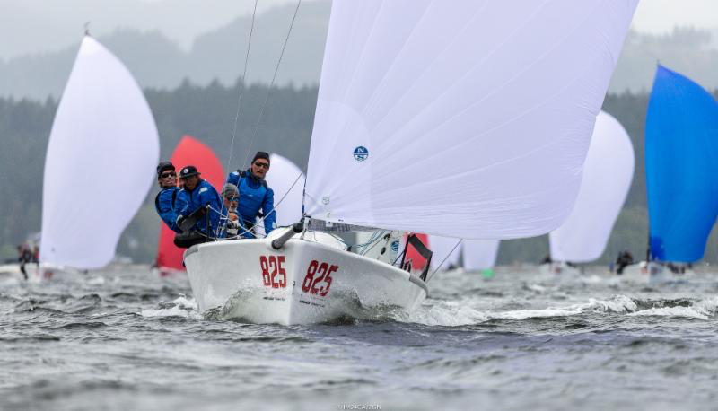Winner of the first race of the day was Michael Goldfarb's War Canoe USA825, jumping to fourth position in the overall ranking after Day Four. - Photo (c)IM24CA/Zerogradinord